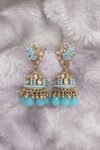 Elegant Blue Stone Jhumka’s for Stylish Ethnic Looks