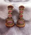Elegant Traditional Lotus Jhumka's for Women